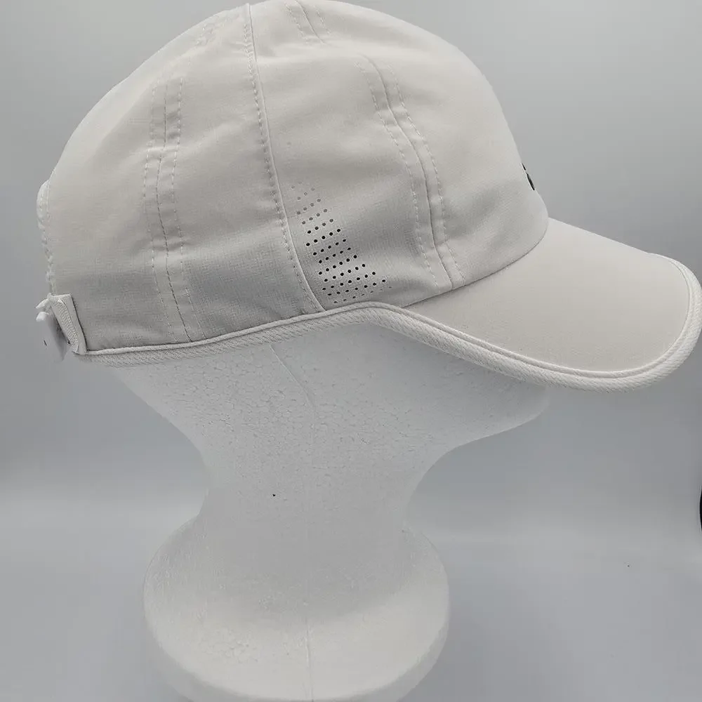 Adidas White Performance Baseball Cap Adjustable Athletic Golf Hat Logo